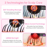 Nafimityβ’ | 3-in-1 Red Light Scalp Massaging Brush