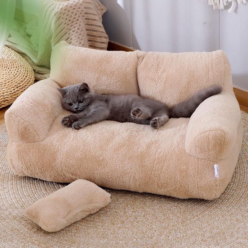 Luxury Winter Cat Bed