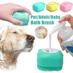 Shampoo Pouring Grooming Glove