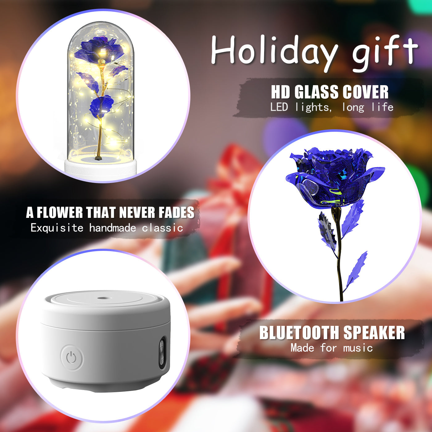 Rose Light Bluetooth Speaker