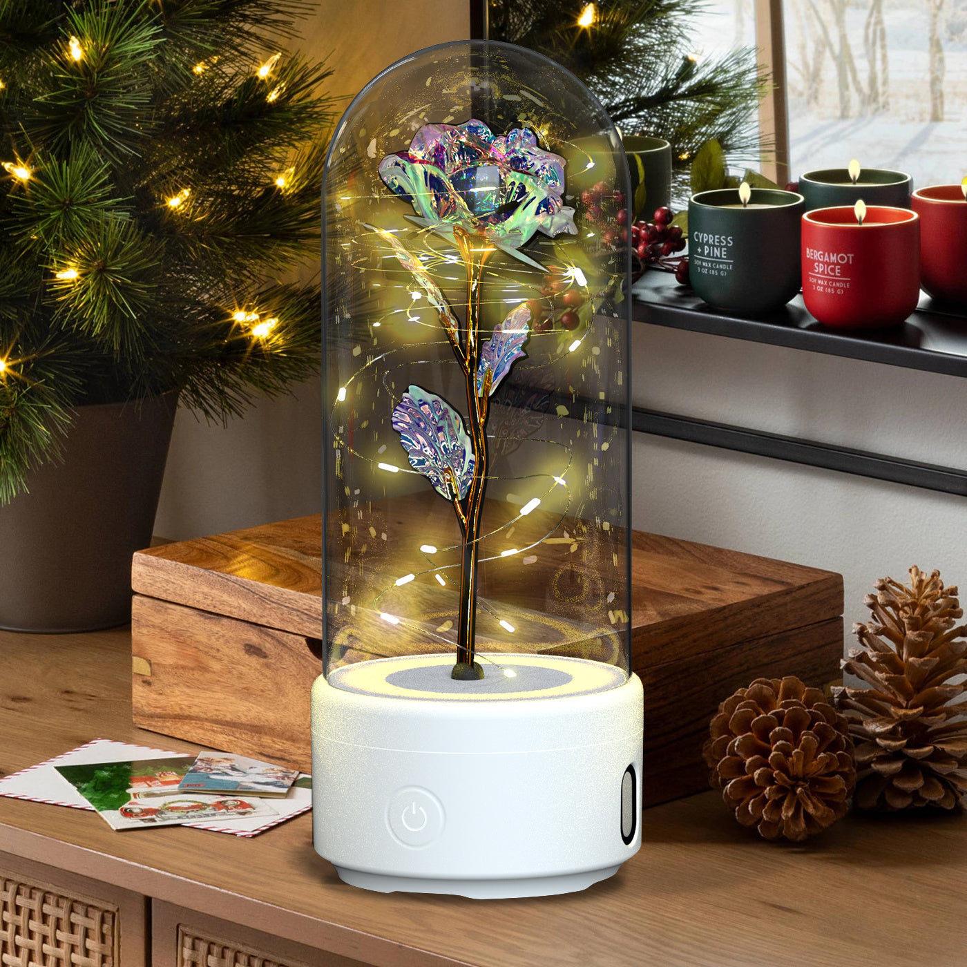 Rose Light Bluetooth Speaker