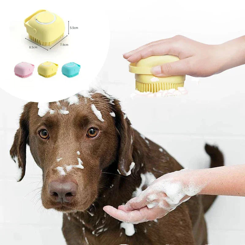 Shampoo Pouring Grooming Glove